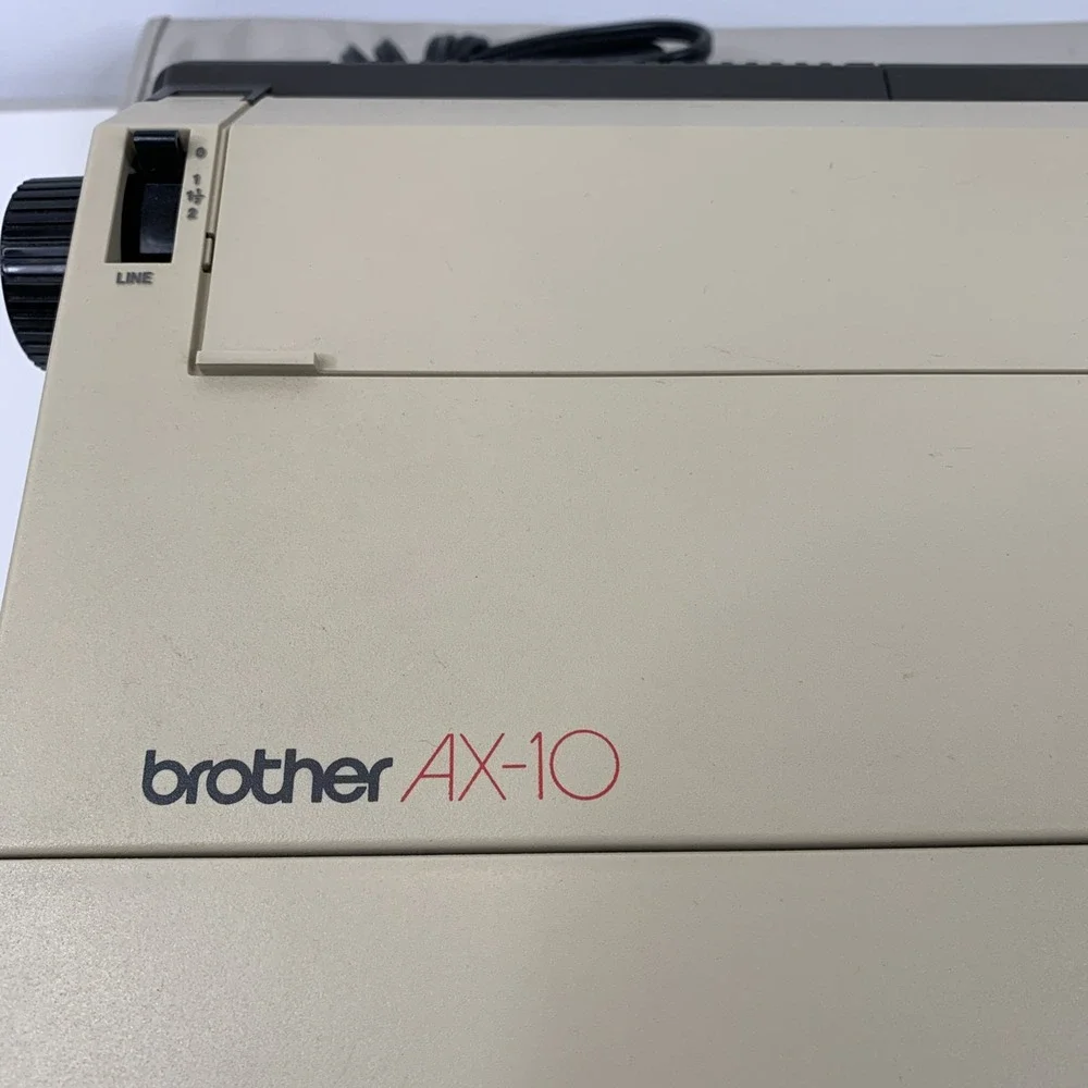 VTG Brother AX-10 Electronic Typewriter Portable Retro Tested Great Condition